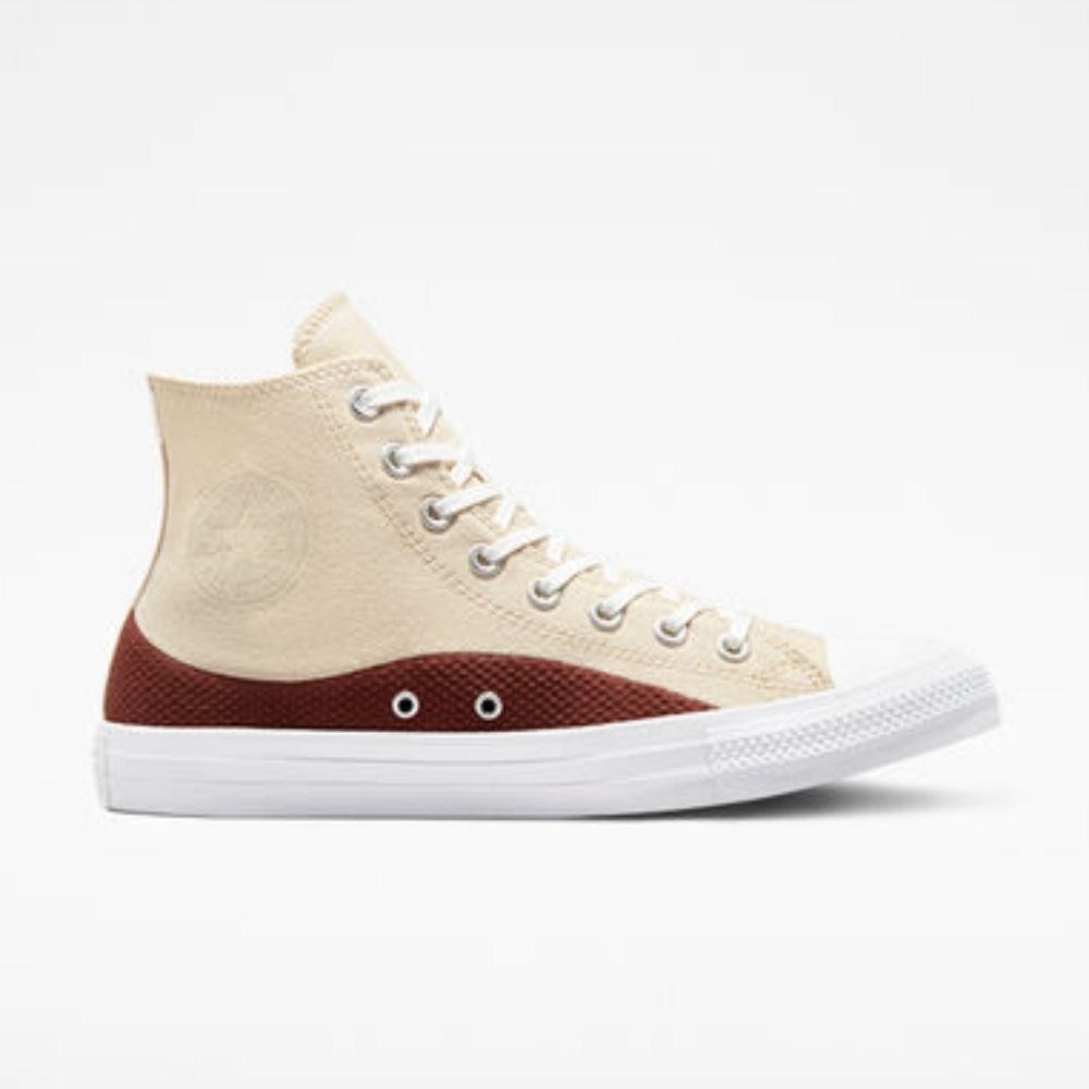 Converse Chuck Taylor All Star Craft Mix Hi Natural Red Oak Size Men's 7 NIB